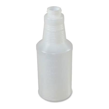 Sp Richards Plastic Bottle, Standard, Translucent, 16 oz. GJO85153